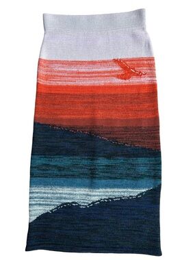 Anthropologie Akemi + Kim Ombré Knit XS Sweater-Skirt Sunset Seagull Artsy Boho